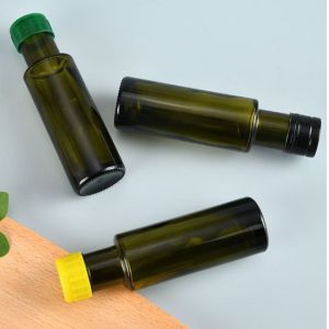 Brown Olive Oil Bottle 50ml 100ml 250ml Mini Glass Bottle For Hair Oil