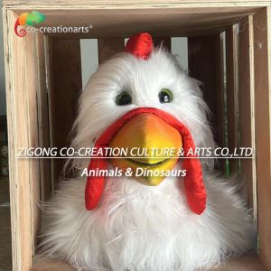 Animatronic Piano Chicken For Farm Interactive Chicken Playground Equipment For