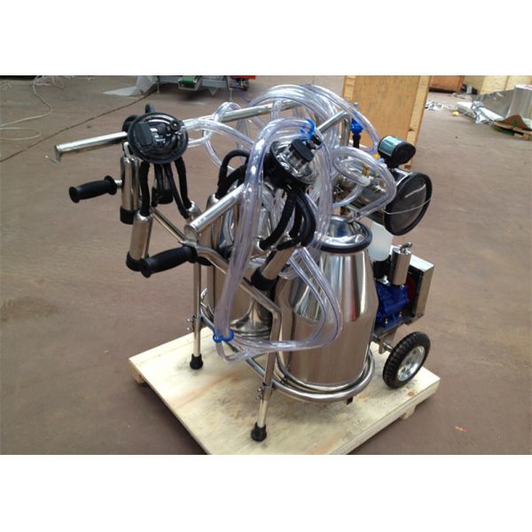 Buy Double Cows Milking Machine / Electirc Mobile Dairy Milking Machine at wholesale prices