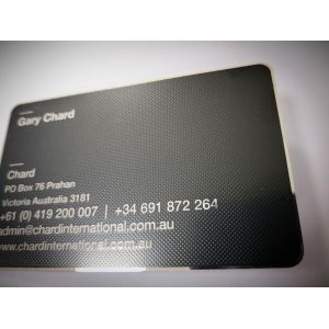 Silver Glossy Mirror Business Cards / Supermarket Etching Metal Card