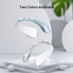 USB Rechargeable Neck Hanging Fan with 18650 Battery 1800mAh and Bladeless