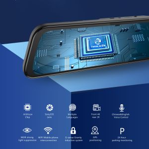 ODM SONY335 DVR Car Dashboard Camera 4K With GPS