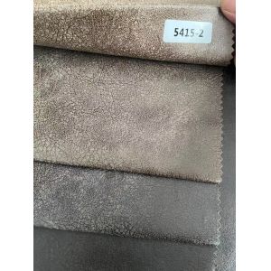 Faux Leather Sofa Fabric Embossed Wrinkle Resistant For Upholstery