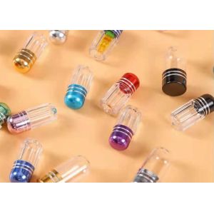 Black 2g Plastic Bottle With Metal Cap 12mm Bullet Shell