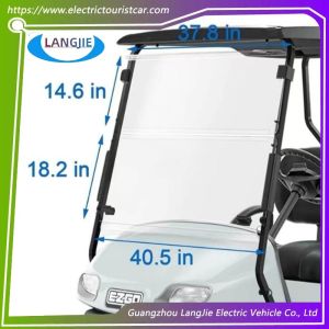 China High Quality Ezgo Txt Transparent Front Windshield Golf Cart on sale