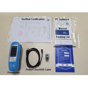 High Precise Digital Gloss Meter Short Test Time Chemical Fiber Effective