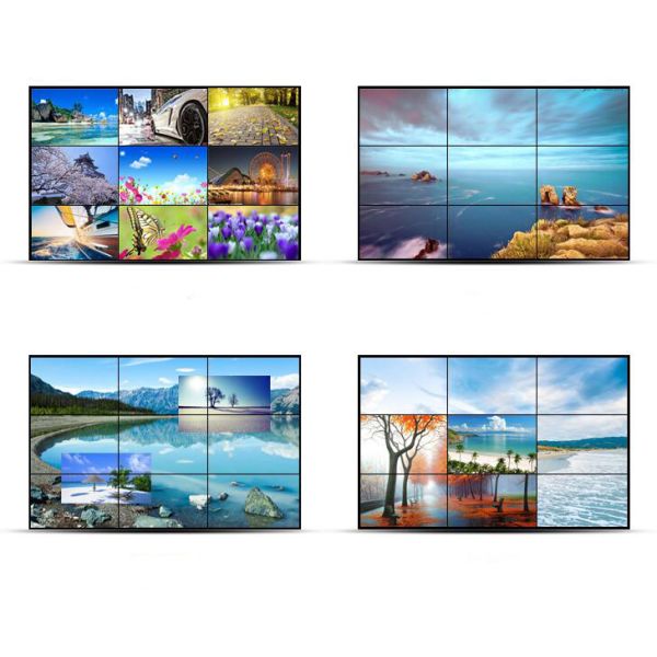 TFT Full HD Narrow Bezel LCD Video Wall 55" For KTV TV Background Stage