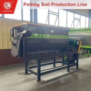 Garden Potting Mix Soil Production Line With Mixing Packaging