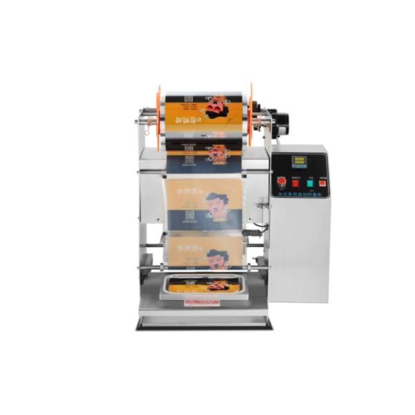 Food manufacturing industry Nitrogen Flushing Packaging Machine boba cup sealing