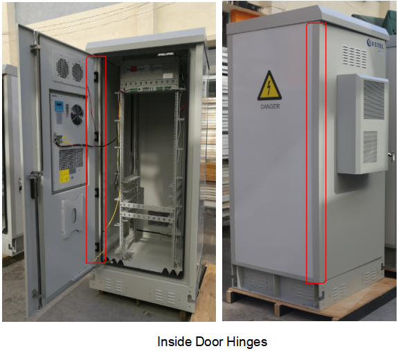 1500W Cooling 40U Telecommunication Outdoor Telecom Cabinet