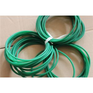 Green High Tensile Polyurethane Round Belt For Industrial