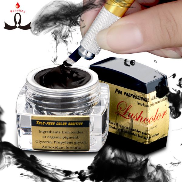5 Ml Black Semi Permanent Makeup Pigments Microblading Ink For Eyebrow Tattoo