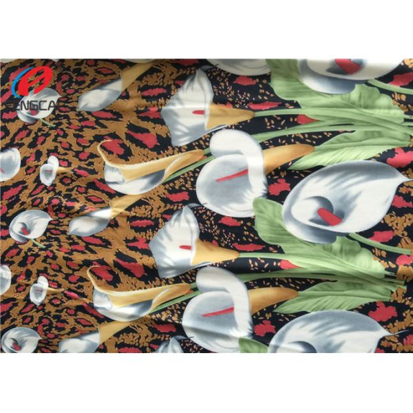 Top Soft Thick Polyester Digital Print Spandex Swimsuit Clothing Fabric