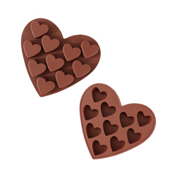 Buy OEM Love Shape Food Grade Silicone Biscuit Mold at wholesale prices