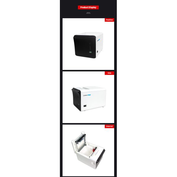 Fast Speed Carav Restaurant POS Receipt Printer 1 Year Warranty For Food Store