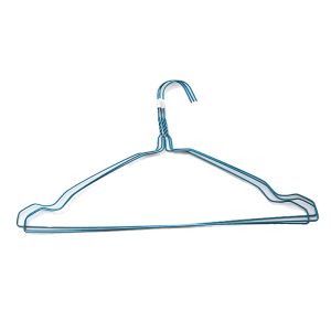 Garment 2.0mm Q195 18" Notched Cloth Drying Hanger