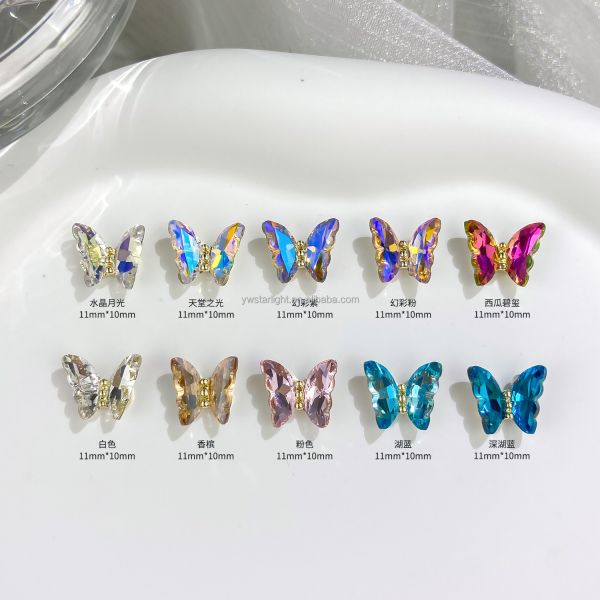 New arrivals 3d Nail art Charms flowers decoration Nail Jewelry colorful charms for Beauty spa