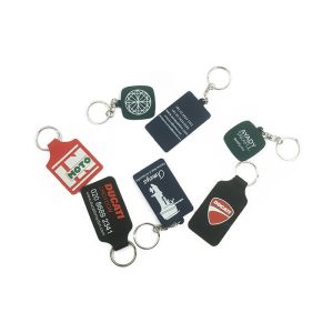 Double Side Men Bag Promotional Pvc Keyrings 35x30x4mm Or Customized Size