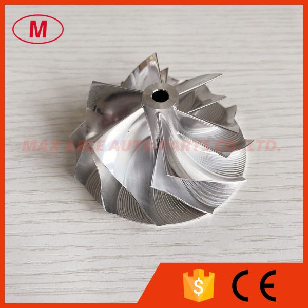 K16 54.20/66.57mm 6+6 blades turbo milling/aluminum 2618/billet compressor wheel