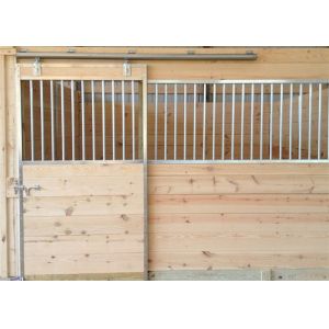 Indoor Prefab Horse Stall Panels Durable Solid Welded One Piece Frame