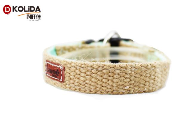 Buy Soft Hemp Material Nylon Dog Collars Easy Clean For Large Medium Small Dogs at wholesale prices