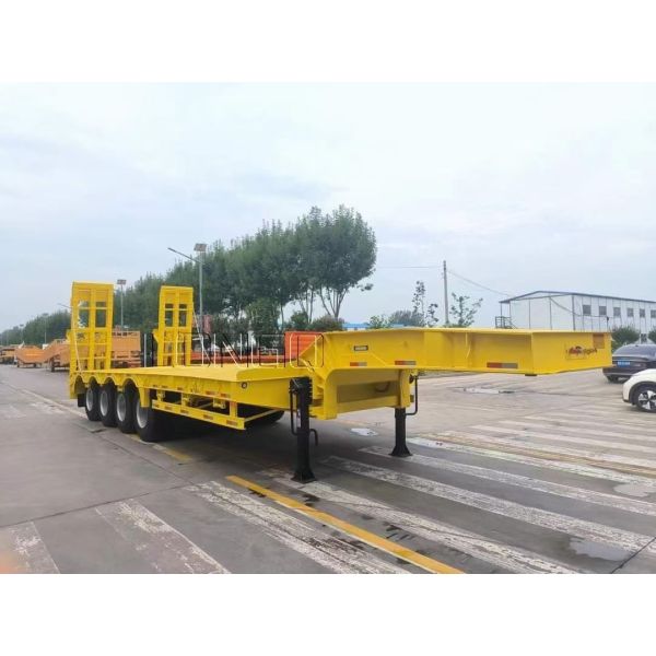 Customization Lowbed Gooseneck Excavator Transport Heavy Duty 50t-80t Semi