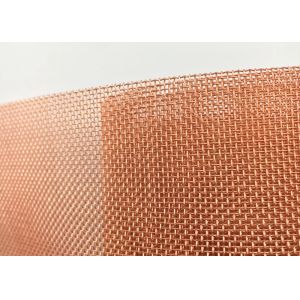 Micron Ultra Fine Copper Wire Mesh Screen Customized For EMF RF Shielding