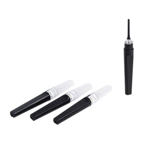 Disposable Black Flashback Blood Collection Needle 23G Guage Easier Penetration