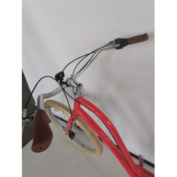 Lightweight Aluminum Unisex Step Thru 8 Speed Hybrid Women Beach Cruiser Bike Bicycle 26 Inch