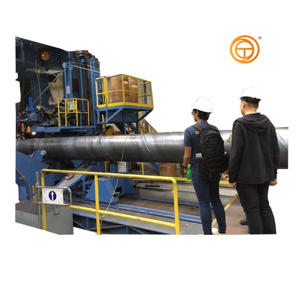 Buy Industrial Spiral Welded Pipe Mill Equipment With Uncoiler / Peeler at wholesale prices