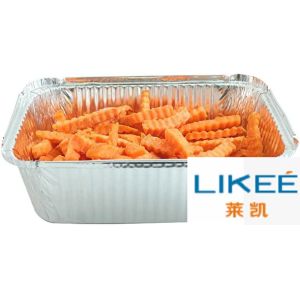 High Strength Aluminum Foil Food Box / Food Container Aluminium