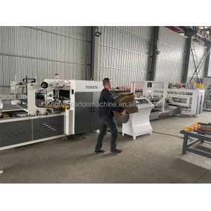 380V Carton Folder Gluer Machine for Corrugated Cardboard Box Packaging Type