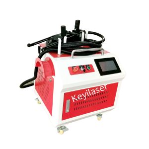 Handheld Fiber Laser Cleaning Machine For Rust Removal With 100W Raycus