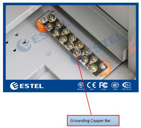 Air Conditioner Cooling Outdoor BTS Outdoor Cabinet With Environment Monitoring System