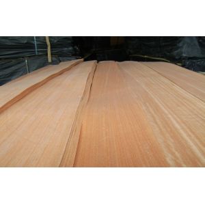 Red Quarter Cut Okoume Veneer Without Figured Quarter And Crown