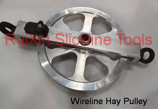 Buy Cast Aluminum Wellhead Wireline Hay Pulley With 16 Inch Sheave at wholesale prices