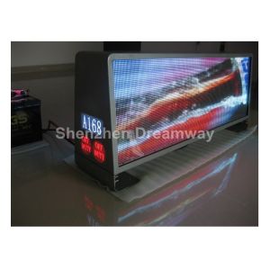 China 960×320mm Aluminum P5 Taxi LED Display Top Advertising with 3500nits on sale