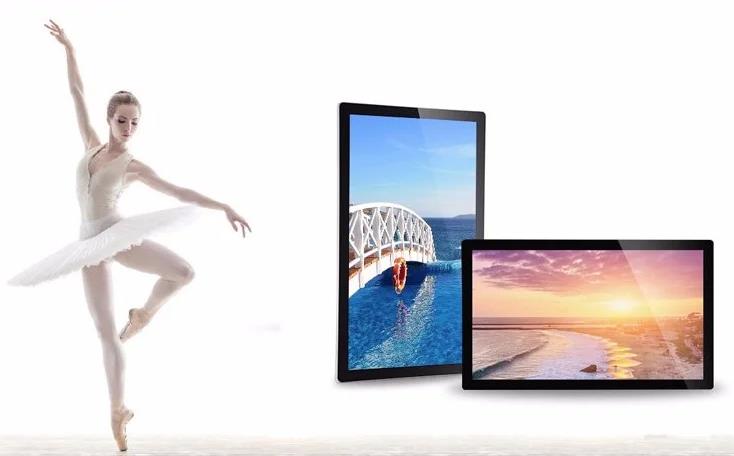 Factory Price 65 Inch LCD Digital Signage Ads Player Wall Mounted Advertising Machine Panel