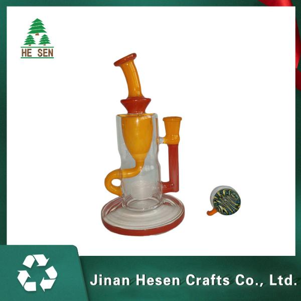 Buy Irregular Tobacco 8 Inch SGS Water Pipes Glass Bongs at wholesale prices