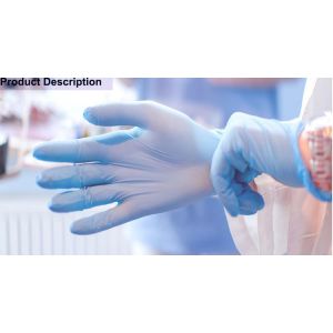 Examination Anti Pollution 3.5mg/Pcs Disposable Nitrile Gloves Bulk