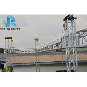 China Spigot Lighting Sgaier Truss 290mm - 1200mm Size For Outdoor Concert Stage on sale