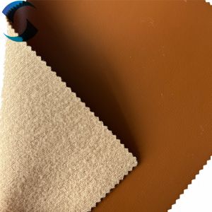 1.0mm PVC Faux Leather Fabric Elastic With Customization 25 - 50M/Roll