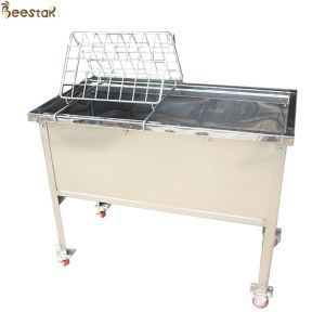 Stainless Steel Beehive Frame Shelf Uncapping Honey Tank Beekeeping Equipments