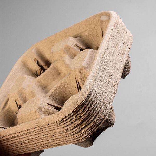 Customized Moulded Pulp Tray Coffee Pulp Cup Tray Biodegradable