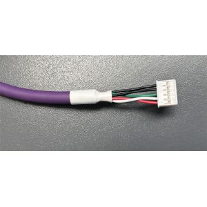 Industrial High Flexible Purple 5pin Shielded USB Harness 2600mm Length