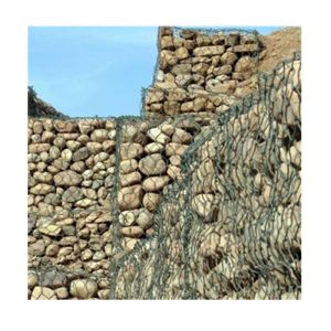 Garden Decoration/Retaining Wall Woven Mesh Hexagonal Wire Gabion Basket at