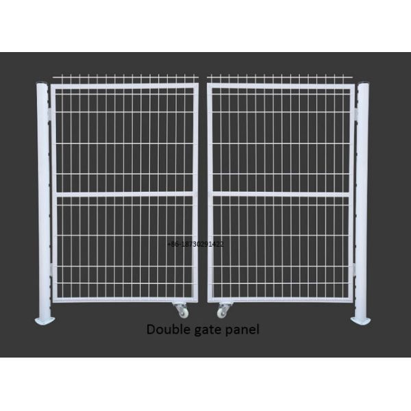 Decorative fence -Peach Shape post ,Triangle Bending Panel as fence application