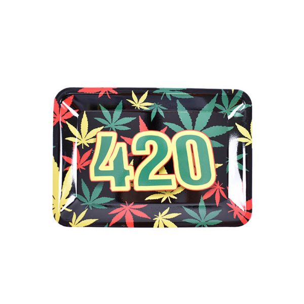 180 * 125mm Portable Cigarette Tray Weed Cannabis Roller Operation Tray