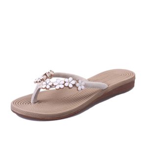 Convenient Summer Thong Flip Flop Flora Accessory Apply To Ladies Women