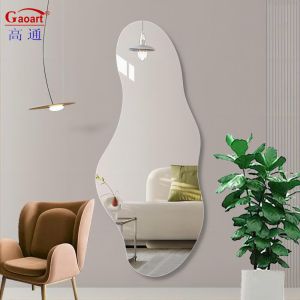 Versatile Beveled Wall Hanging Mirror for Everyday in Home Decor and Bathroom